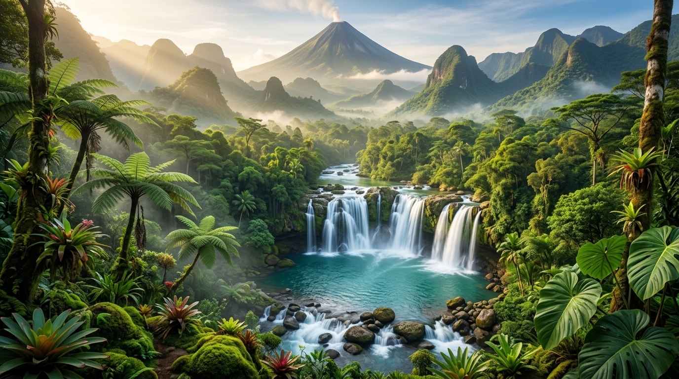 MIZZOH Tropical Rainforest & Quartz Cascades Artesian Source